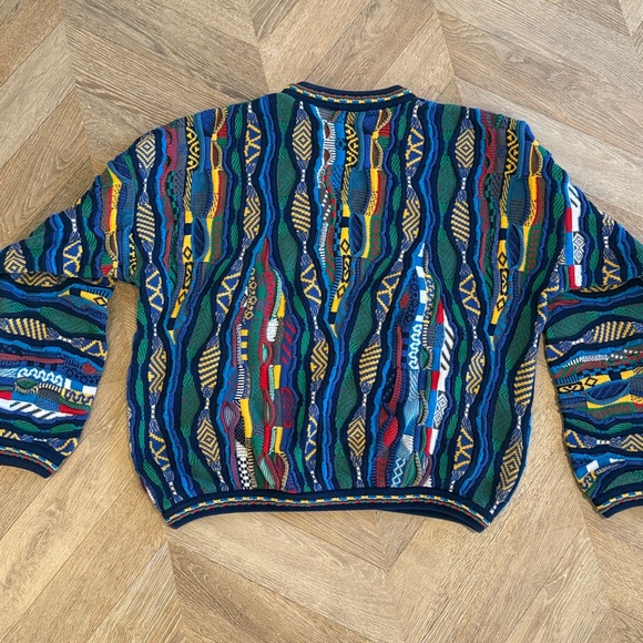 Tundra Canada Coogi Style 3D Multicolor Sweater – 100% Cotton – Size L - Picture 5 of 5